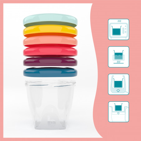 Lot de 6 Babybols 250ml BABYMOOV