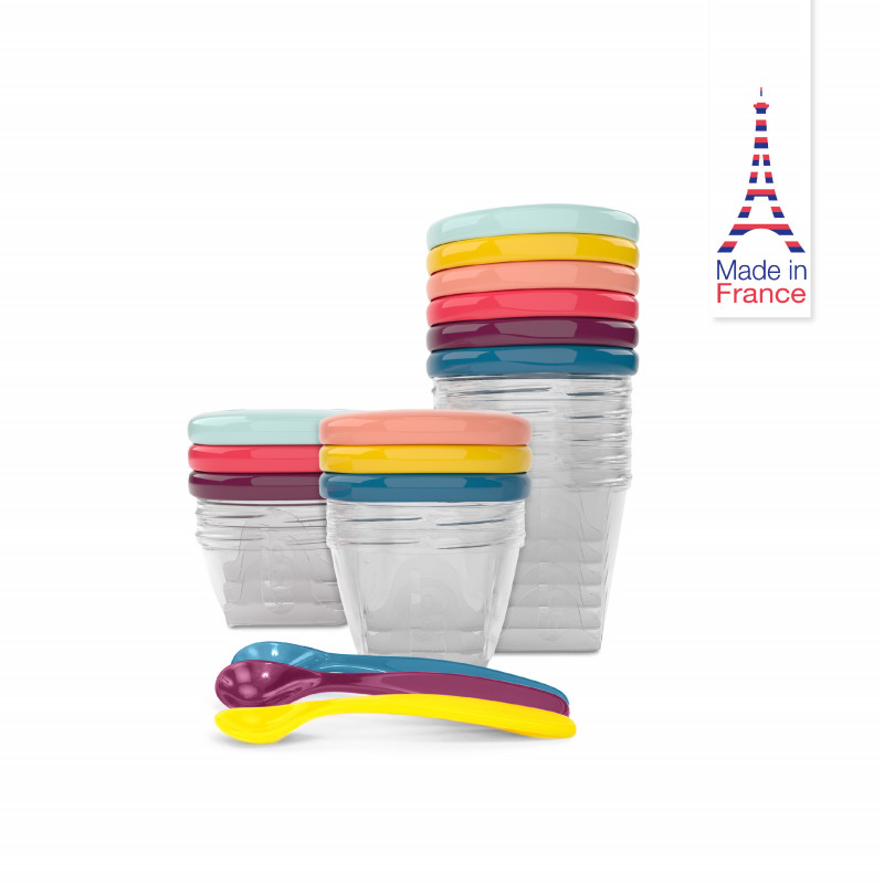 Kit de conservation Babybols + 3 cuillères BABYMOOV