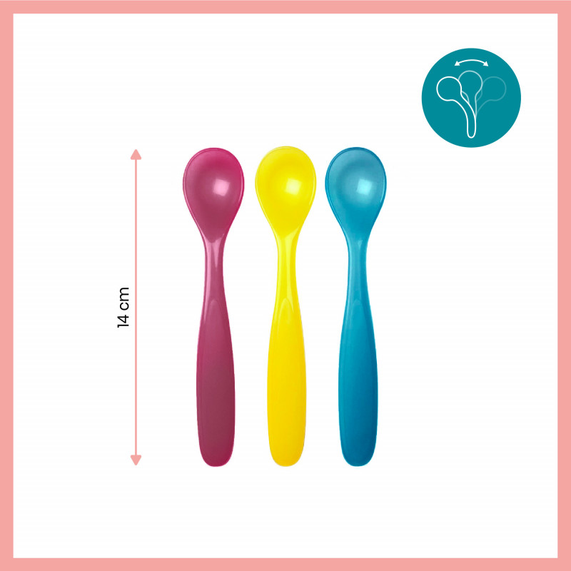 Kit de conservation Babybols + 3 cuillères BABYMOOV