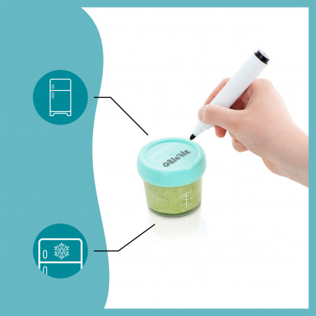 Multiset Babybols en verre + livre de recettes BABYMOOV