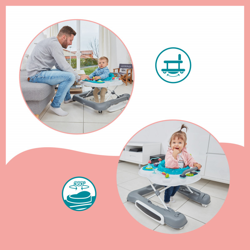 Trotteur 5-en-1 BABYMOOV Bleu