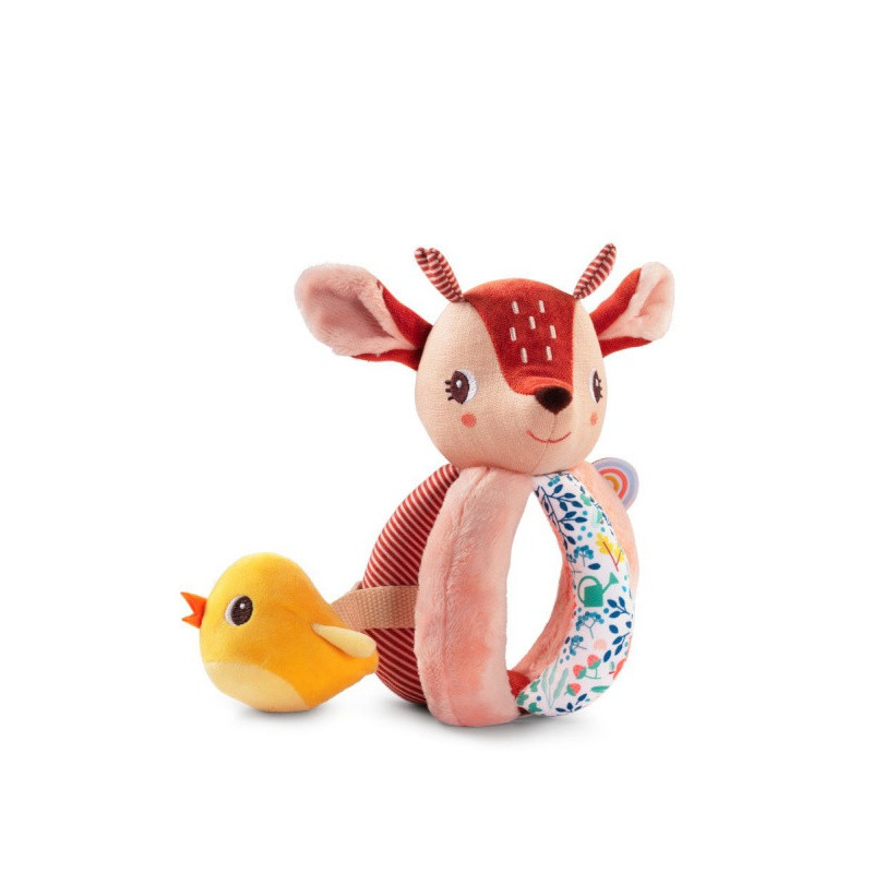 Hochet à poignées Stella le faon LES LILLIPUTIENS