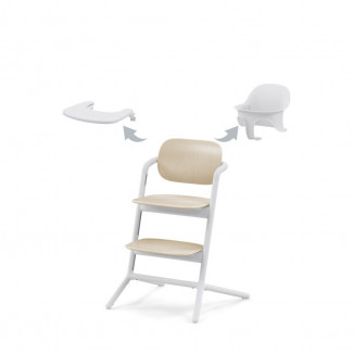 Chaise-haute Lemo 2 3en1 CYBEX Sand white