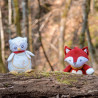 Peluche musicale chouette TROIS KILOS SEPT Cache-cache en forêt