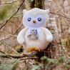 Peluche XXL Violette la chouette TROIS KILOS SEPT Cache-cache en forêt