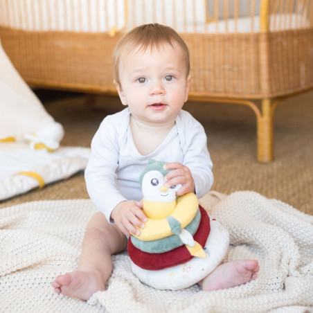 Pyramide empilable TROIS KILOS SEPT Cache-cache en forêt