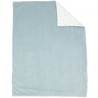 Couverture en velours 75x100cm TROIS KILOS SEPT Cache-cache en forêt