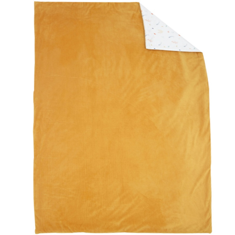 Couverture en velours 100x140 TROIS KILOS SEPT Cache-cache en forêt