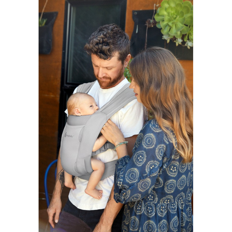 Porte bébé Embrace Soft air mesh ERGOBABY Gris clair
