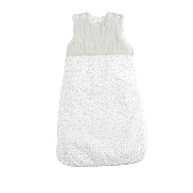 Gigoteuse ouatinée 0-6 mois Vert tilleul SAUTHON Promenons-nous