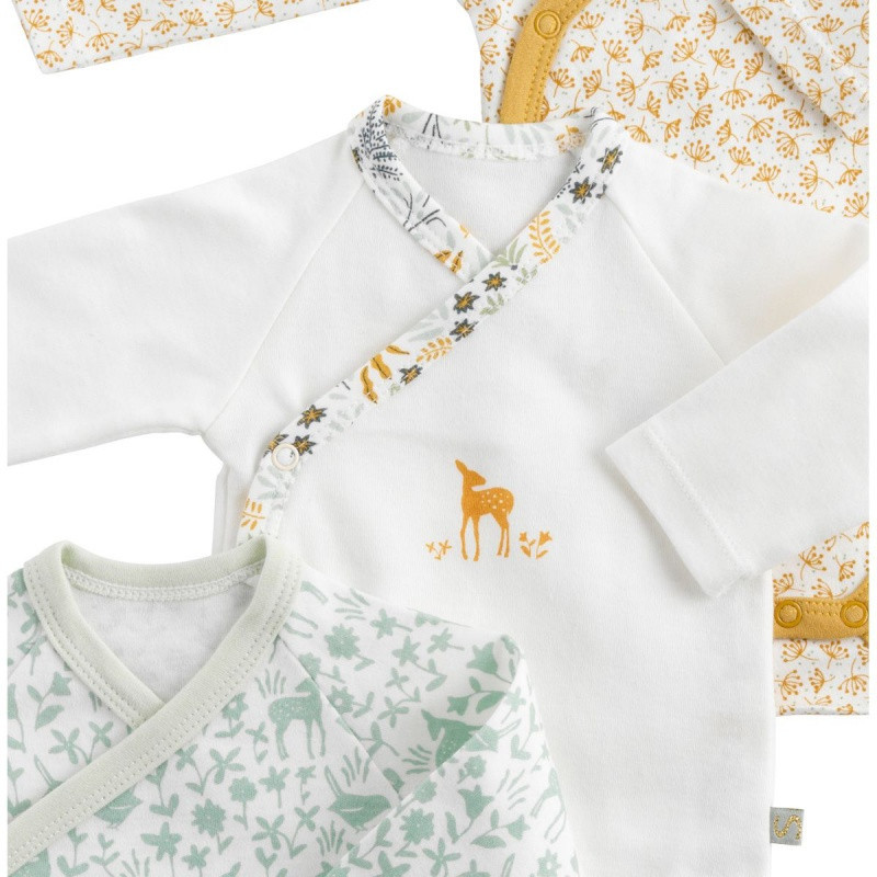 Lot de 3 bodies naissance SAUTHON Promenons-nous