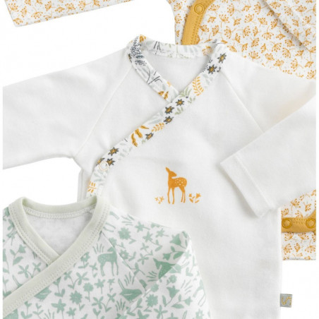 Lot de 3 bodies naissance SAUTHON Promenons-nous