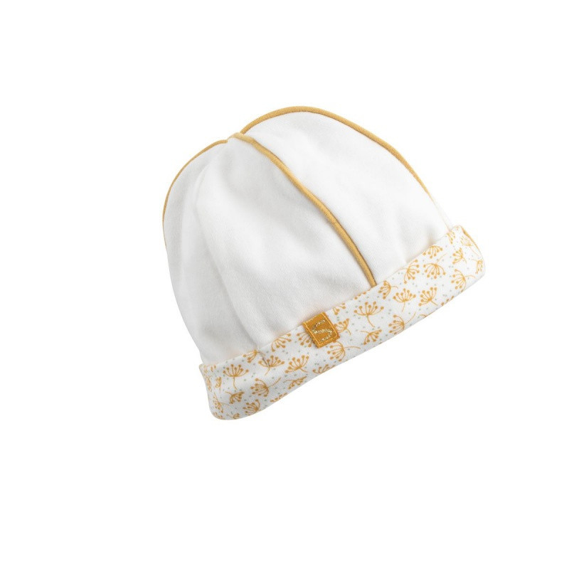 Bonnet Jaune topaze naissance SAUTHON Promenons-nous