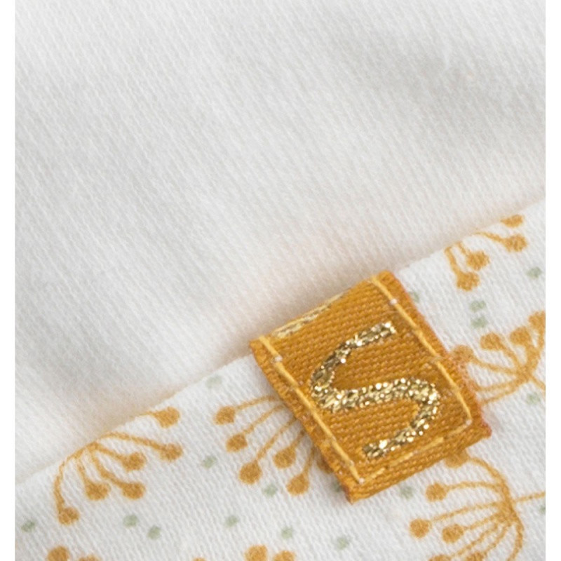 Bonnet Jaune topaze naissance SAUTHON Promenons-nous