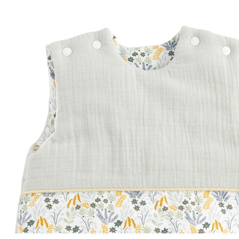 Gigoteuse ouatinée 0-6 mois Motif végétal SAUTHON Promenons-nous