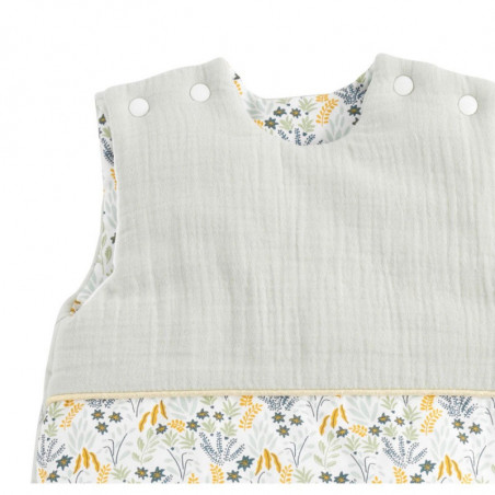 Gigoteuse ouatinée 0-6 mois Motif végétal SAUTHON Promenons-nous