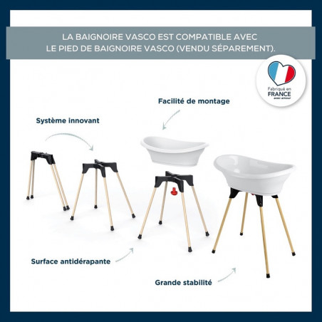 Baignoire Vasco THERMOBABY Blanc muguet