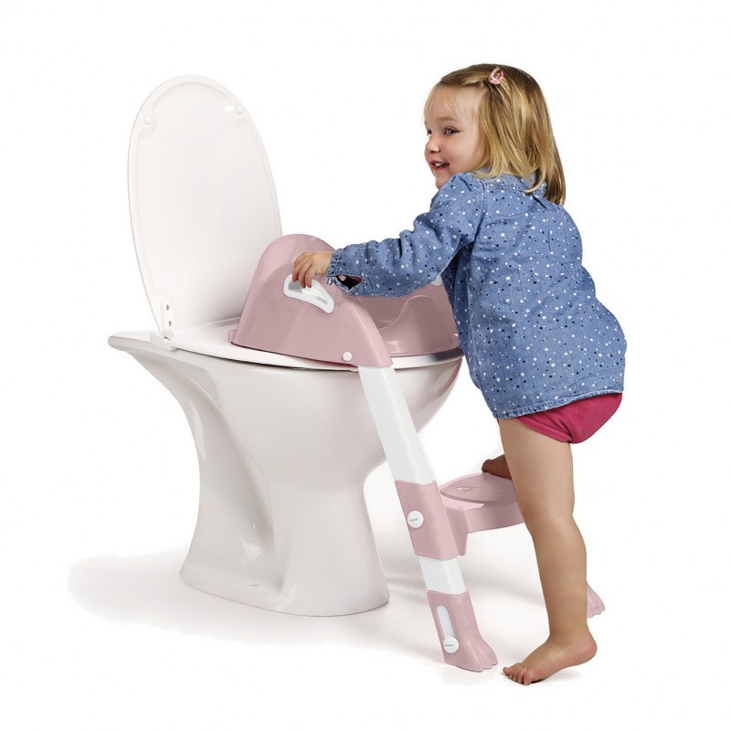Réducteur de WC Kiddyloo THERMOBABY Rose poudré