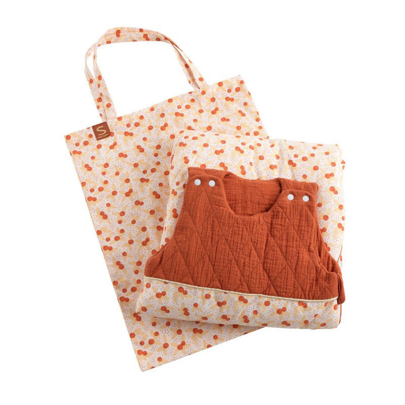 Gigoteuse ouatinée 6/24m Terracotta SAUTHON Esmée