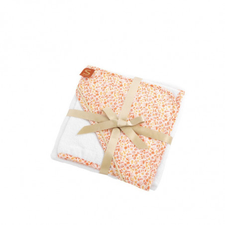 Sortie de bain + gant SAUTHON Esmée