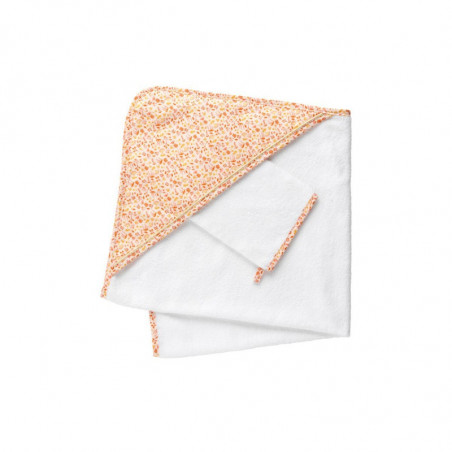 Sortie de bain + gant SAUTHON Esmée