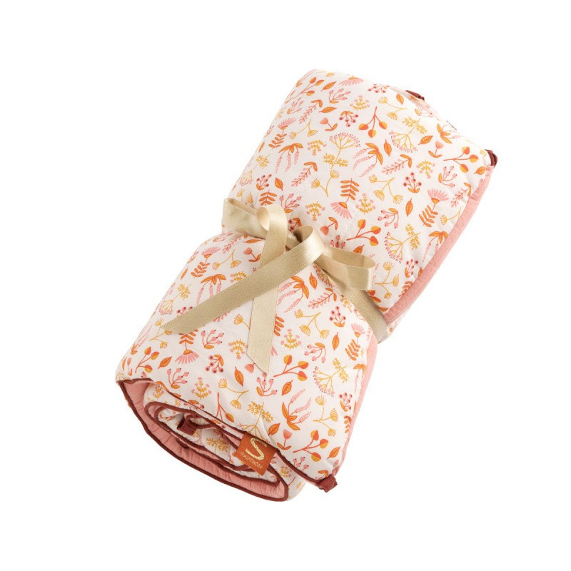 Tour de lit Jaune et rose SAUTHON Esmée