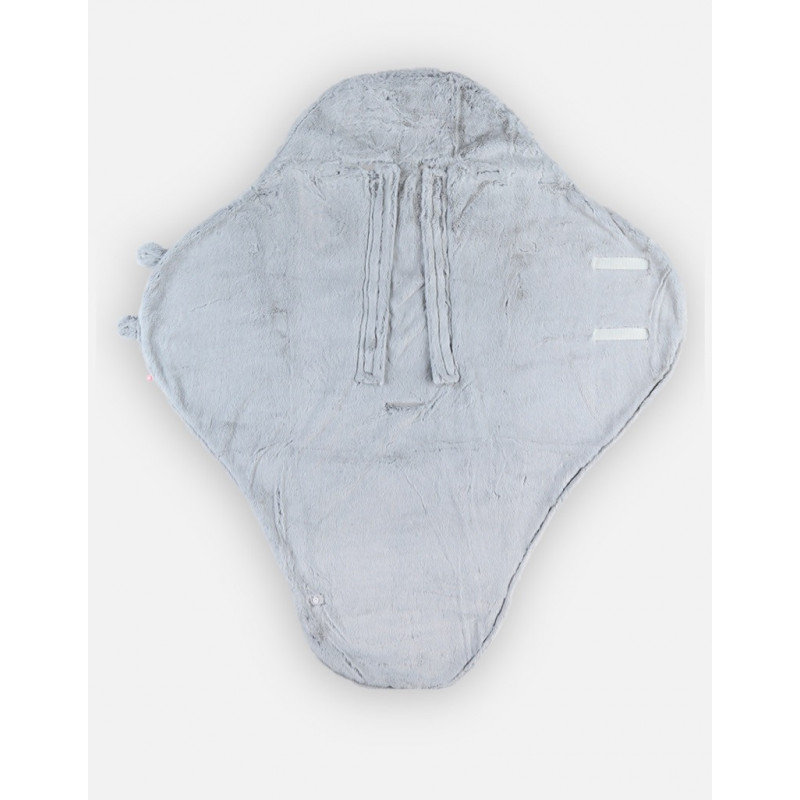 Couverture de promenade Groloudoux Mix&Match NOUKIES Grise