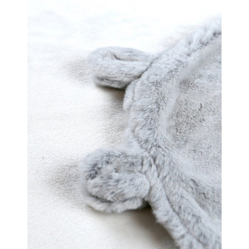 Couverture de promenade Groloudoux Mix&Match NOUKIES Grise