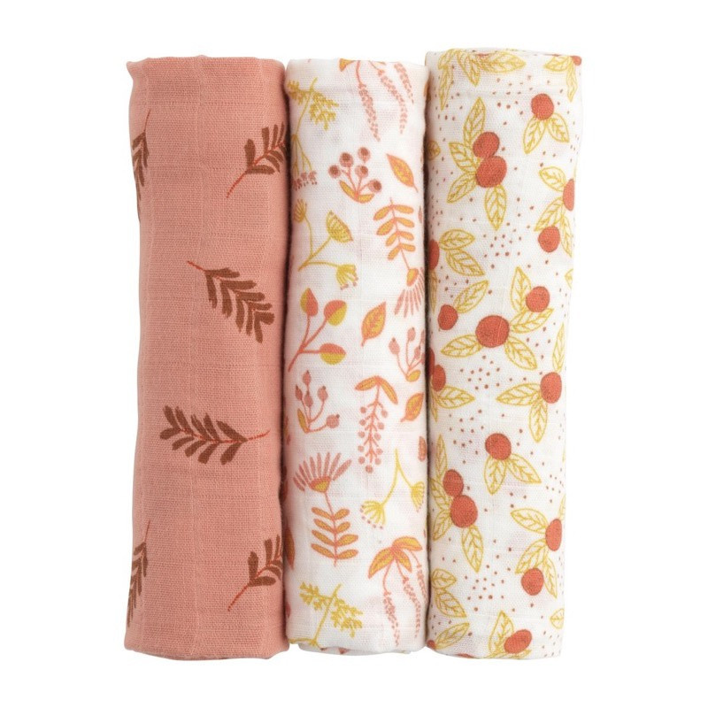 Boite de 3 langes bio SAUTHON Esmée