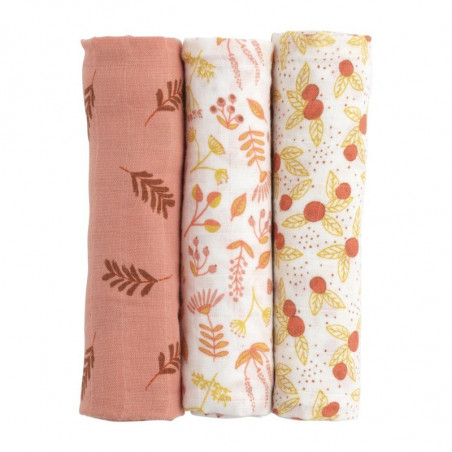 Boite de 3 langes bio SAUTHON Esmée