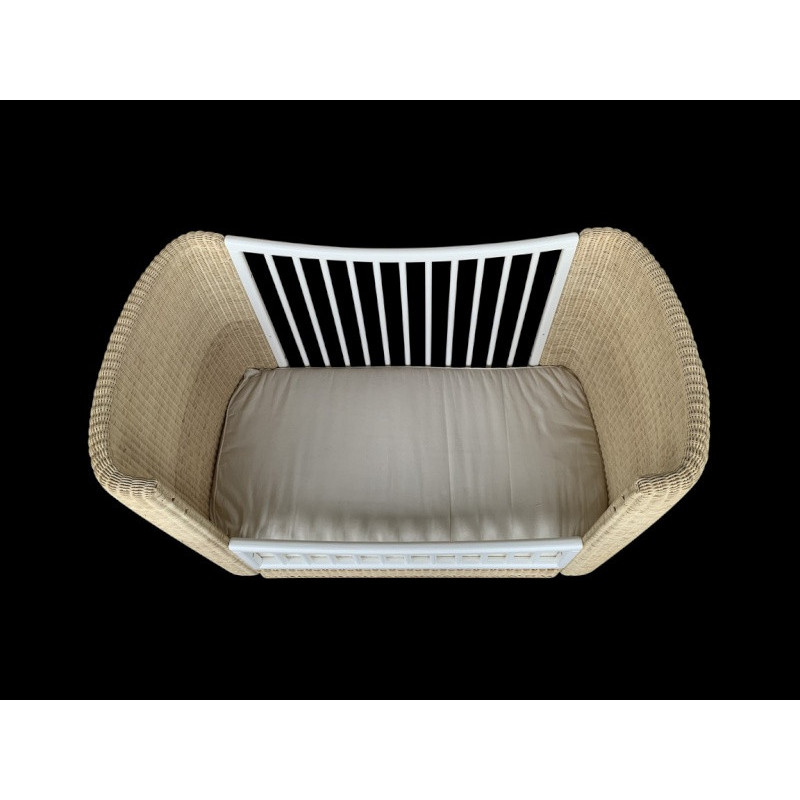 Côté évolutif pour lit 60x120 Coquillage THEO Neige