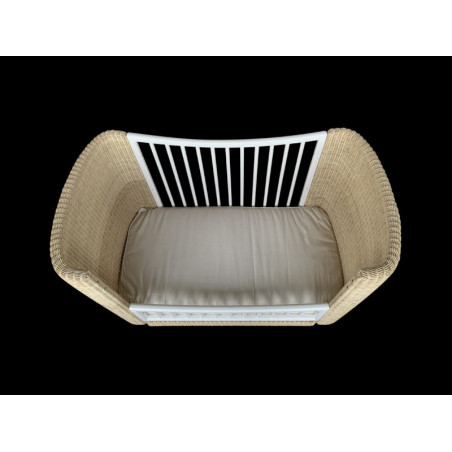 Côté évolutif pour lit 60x120 Coquillage THEO Neige