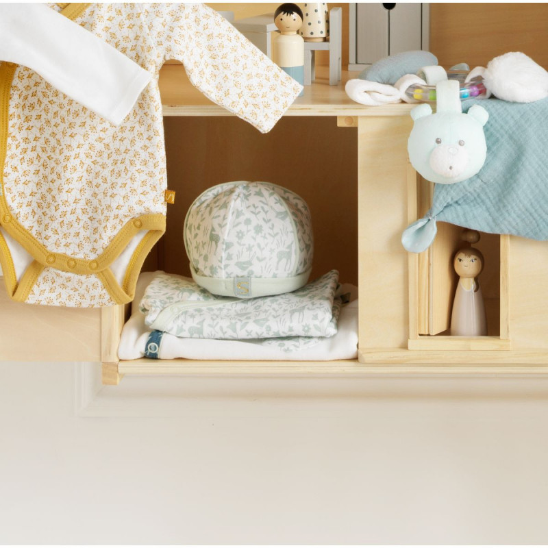 Bonnet Vert tilleul SAUTHON Promenons-nous