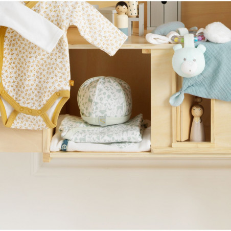 Bonnet Vert tilleul SAUTHON Promenons-nous