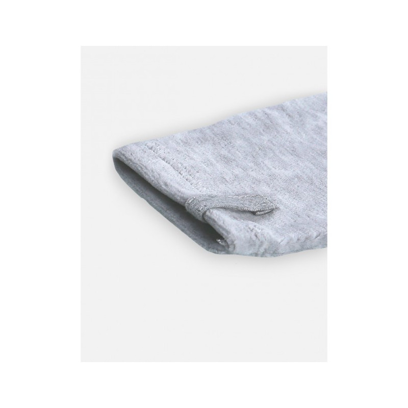 Pyjama en velours bio 1 mois Mix & Match NOUKIE'S Gris