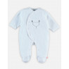Pyjama en velours bio 9 mois Mix & Match NOUKIE'S Blanc