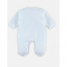 Pyjama en velours bio 1 mois Mix & Match NOUKIE'S Blanc
