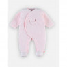 Pyjama en velours bio 3 mois Mix & Match NOUKIE'S Rose clair