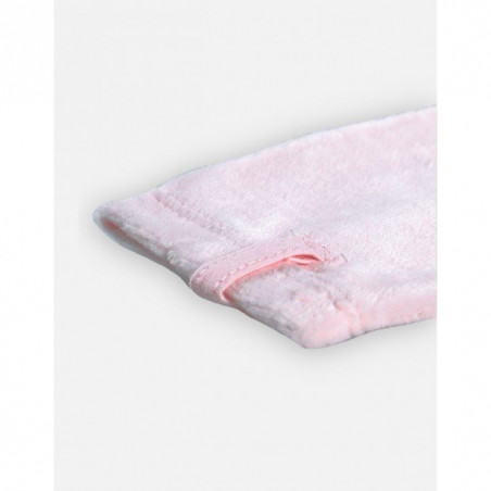 Pyjama en velours bio 0 mois Mix & Match NOUKIE'S Rose clair