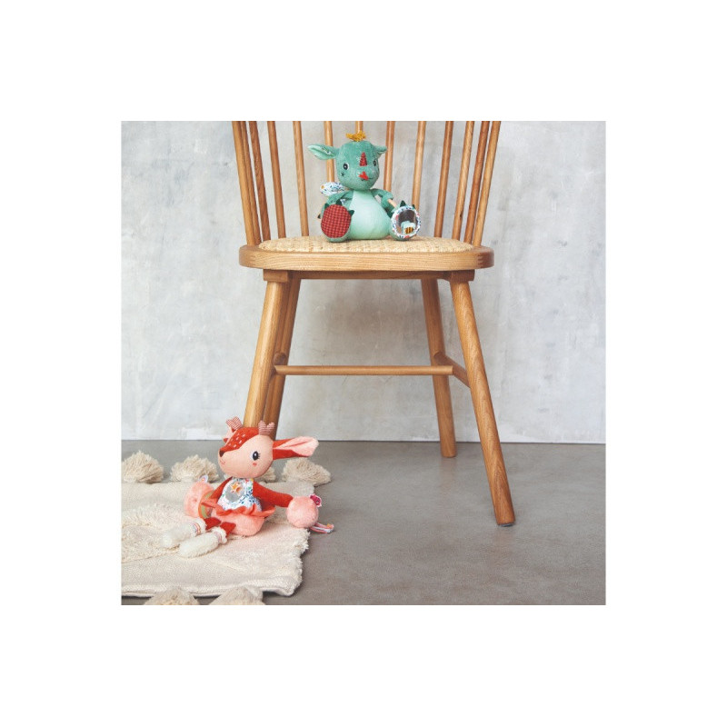 Peluche d’activités Joe le dragon LES LILLIPUTIENS