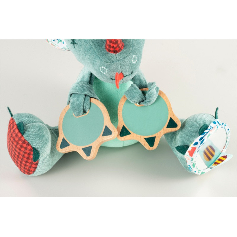 Peluche d’activités Joe le dragon LES LILLIPUTIENS