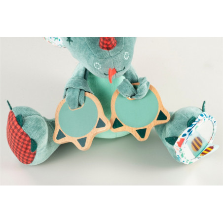 Peluche d’activités Joe le dragon LES LILLIPUTIENS