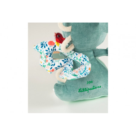 Peluche d’activités Joe le dragon LES LILLIPUTIENS