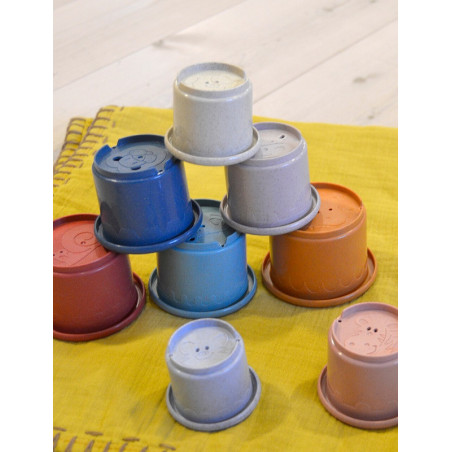 Gobelets à empiler en paille de blé MAGNI