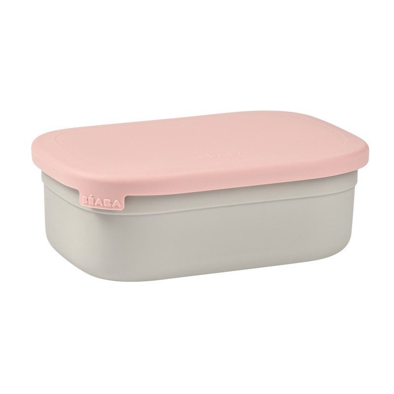 Boite repas en inox BEABA Rose poudré