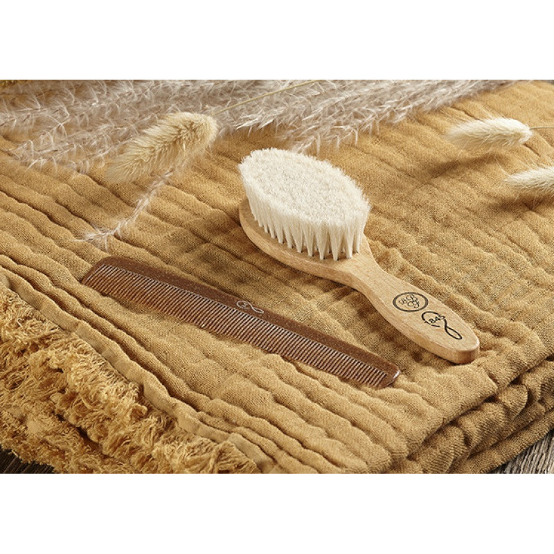 Brosse en hêtre et soie de chèvre LE BIBERON FRANCAIS