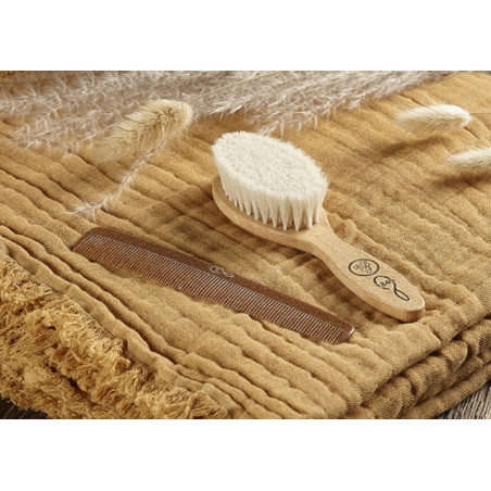 Brosse en hêtre et soie de chèvre LE BIBERON FRANCAIS