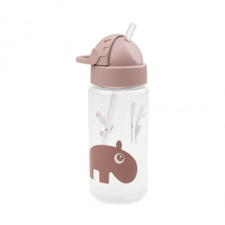 Gourde à paille 350 ml DONE BY DEER Ozzo rose
