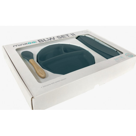 Coffret "Comme un grand" MINIKOIOI Bleu ardoise