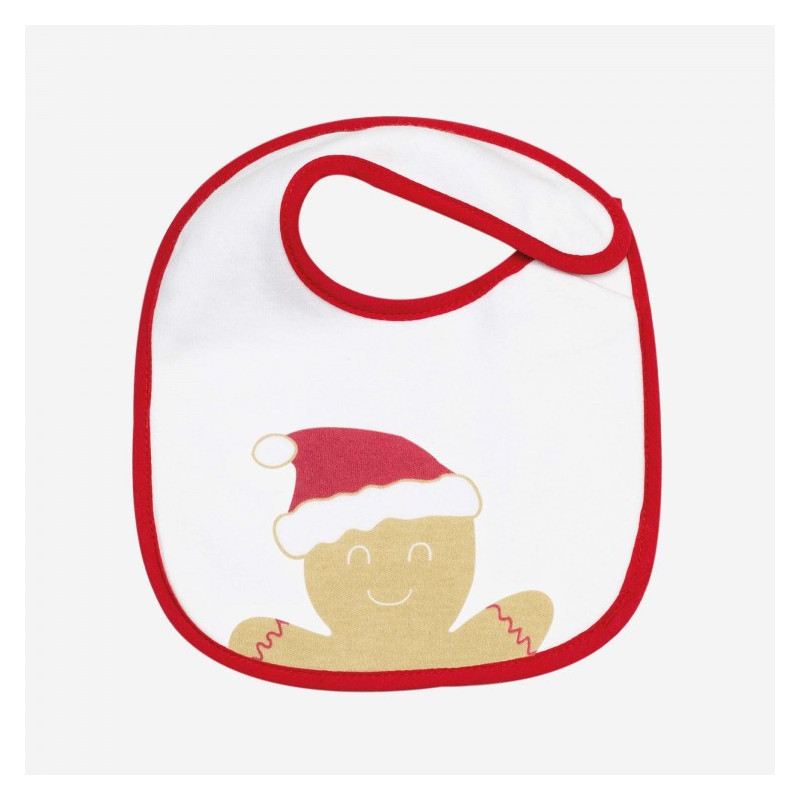Lot de 2 bavoirs de Noël Naissance TROIS KILOS SEPT